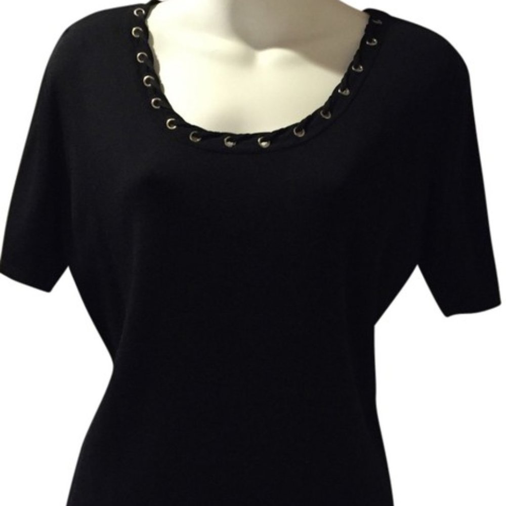 Joseph Abbound Black Top  ~ Size 12